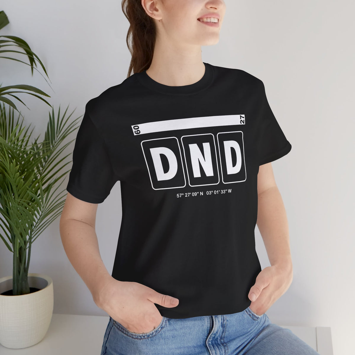 DND Airport Code Tee Shirt 1