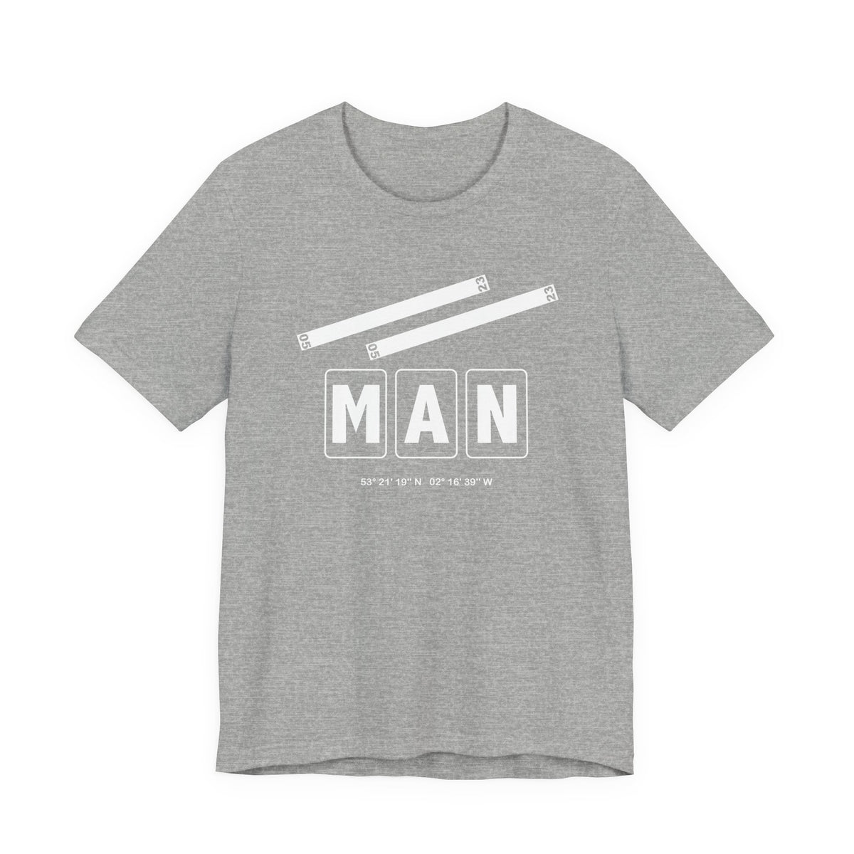 MAN Airport Code Tee Shirt 1