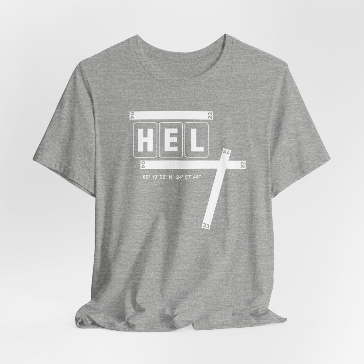 HEL Airport Code Tee Shirt 1