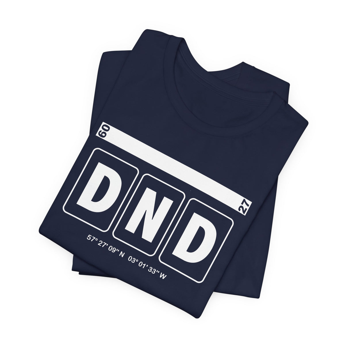 DND Airport Code Tee Shirt 1