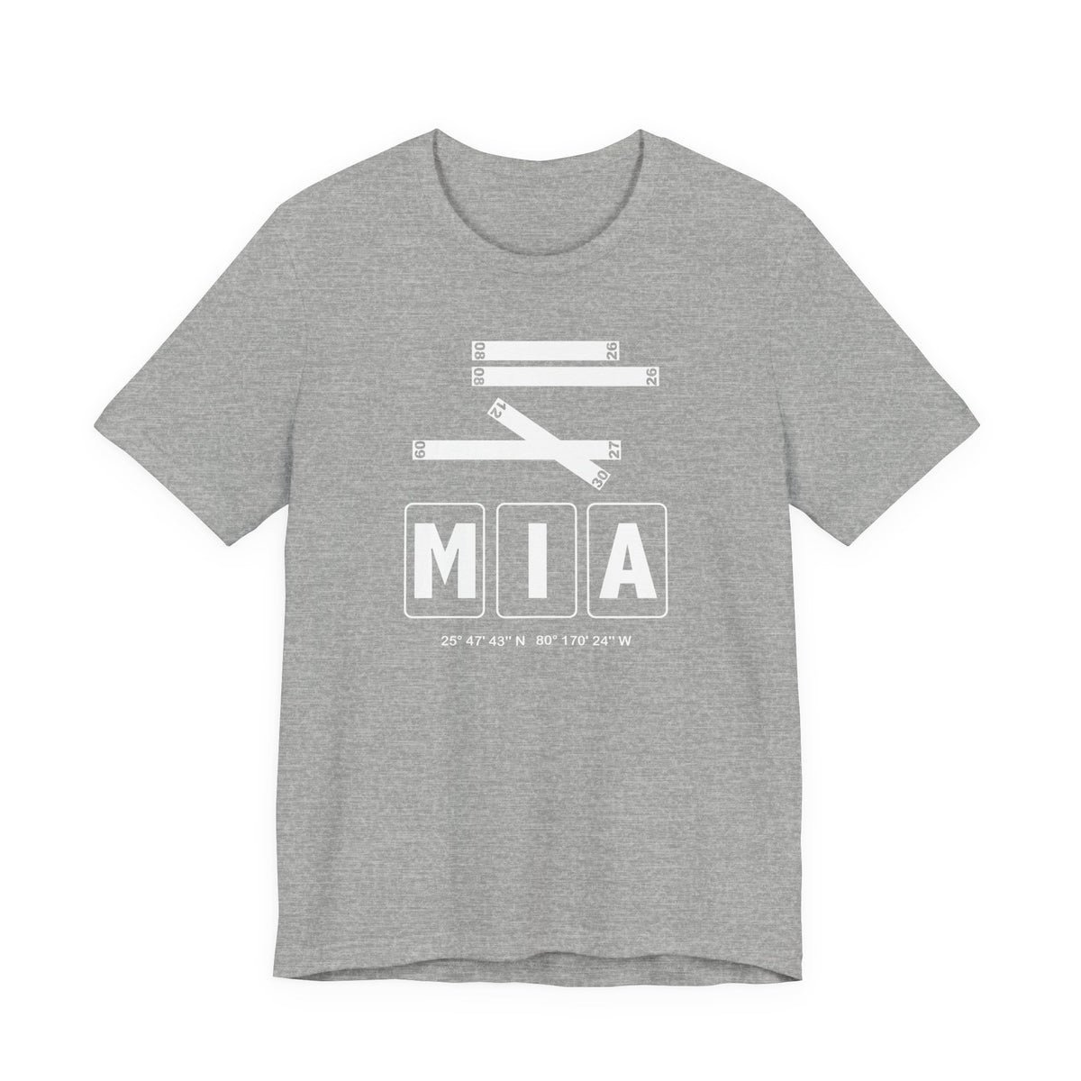 MIA Airport Code Tee Shirt 1