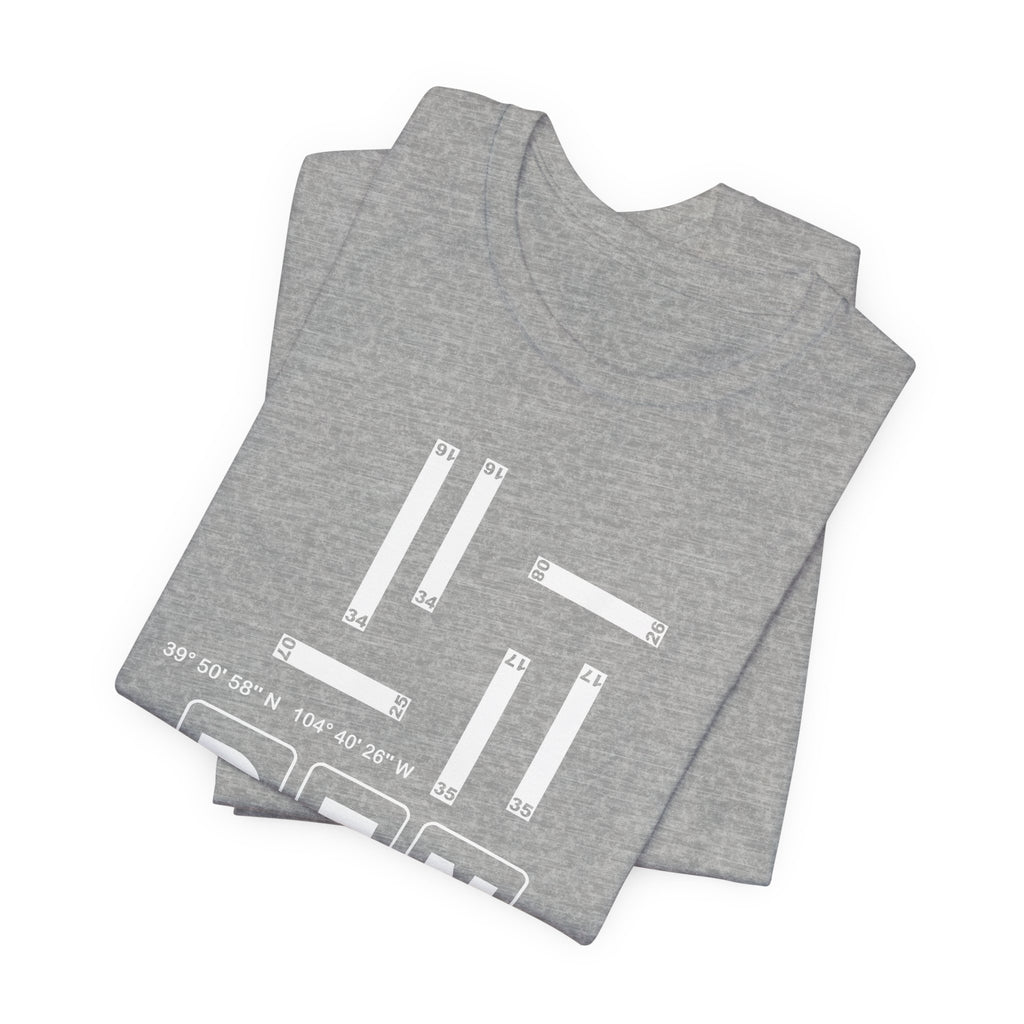 DEN Airport Code Tee Shirt 1