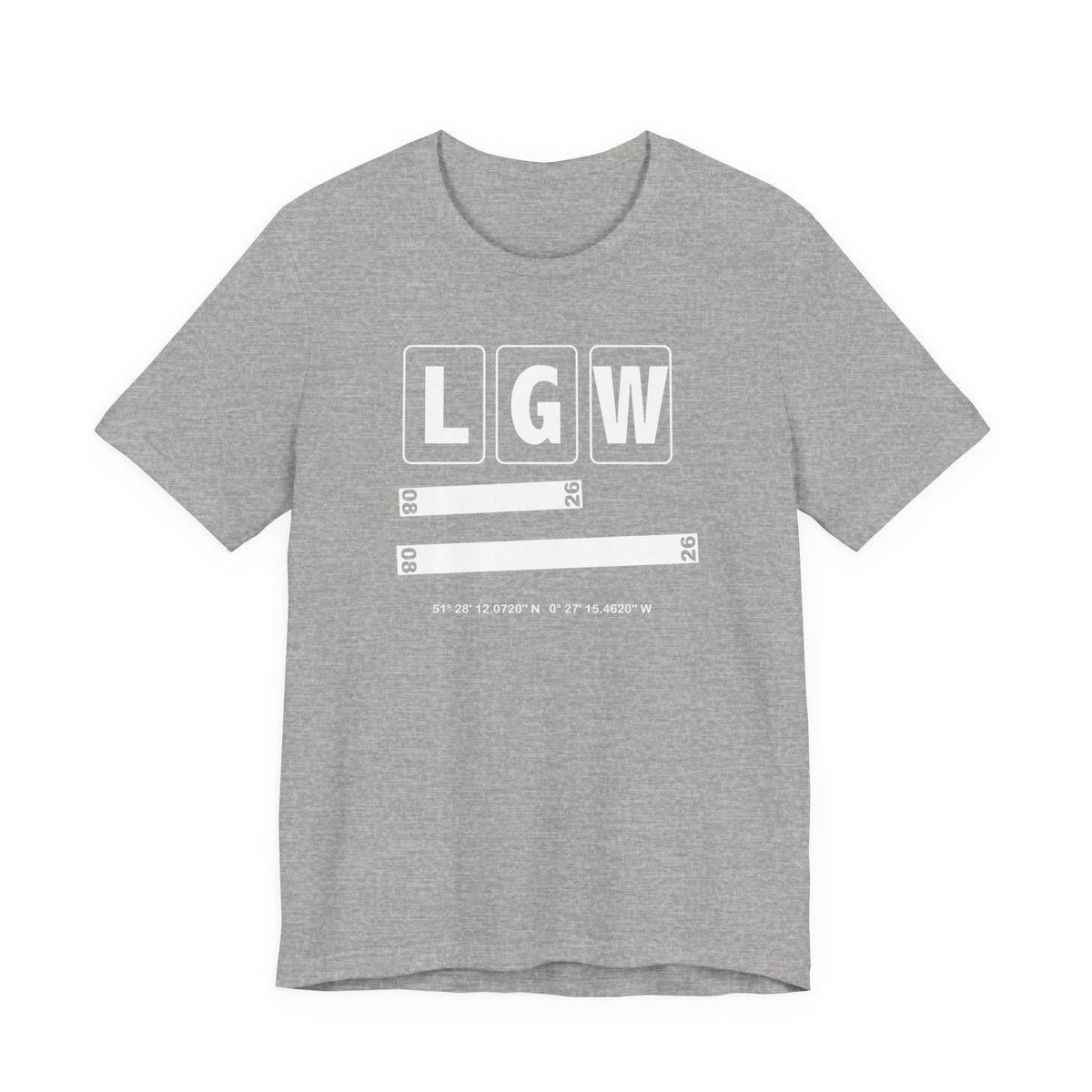 LGW Airport Code Tee Shirt 1