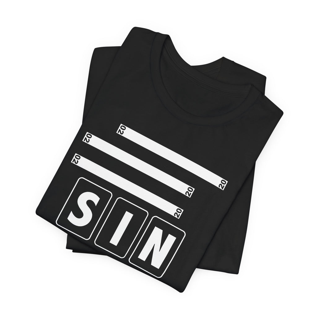 SIN Airport Code Tee Shirt 1