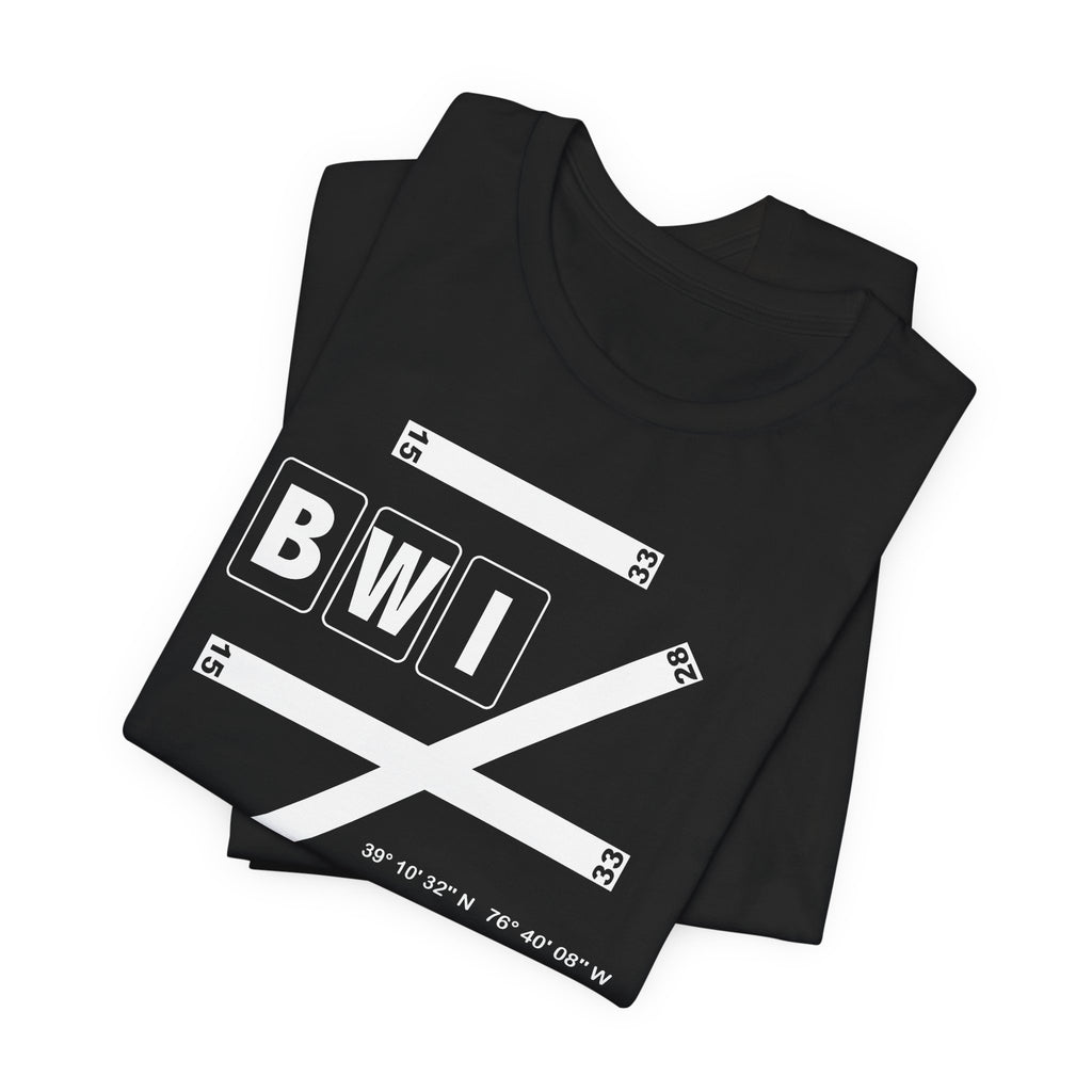 BWI Airport Code Tee Shirt 1