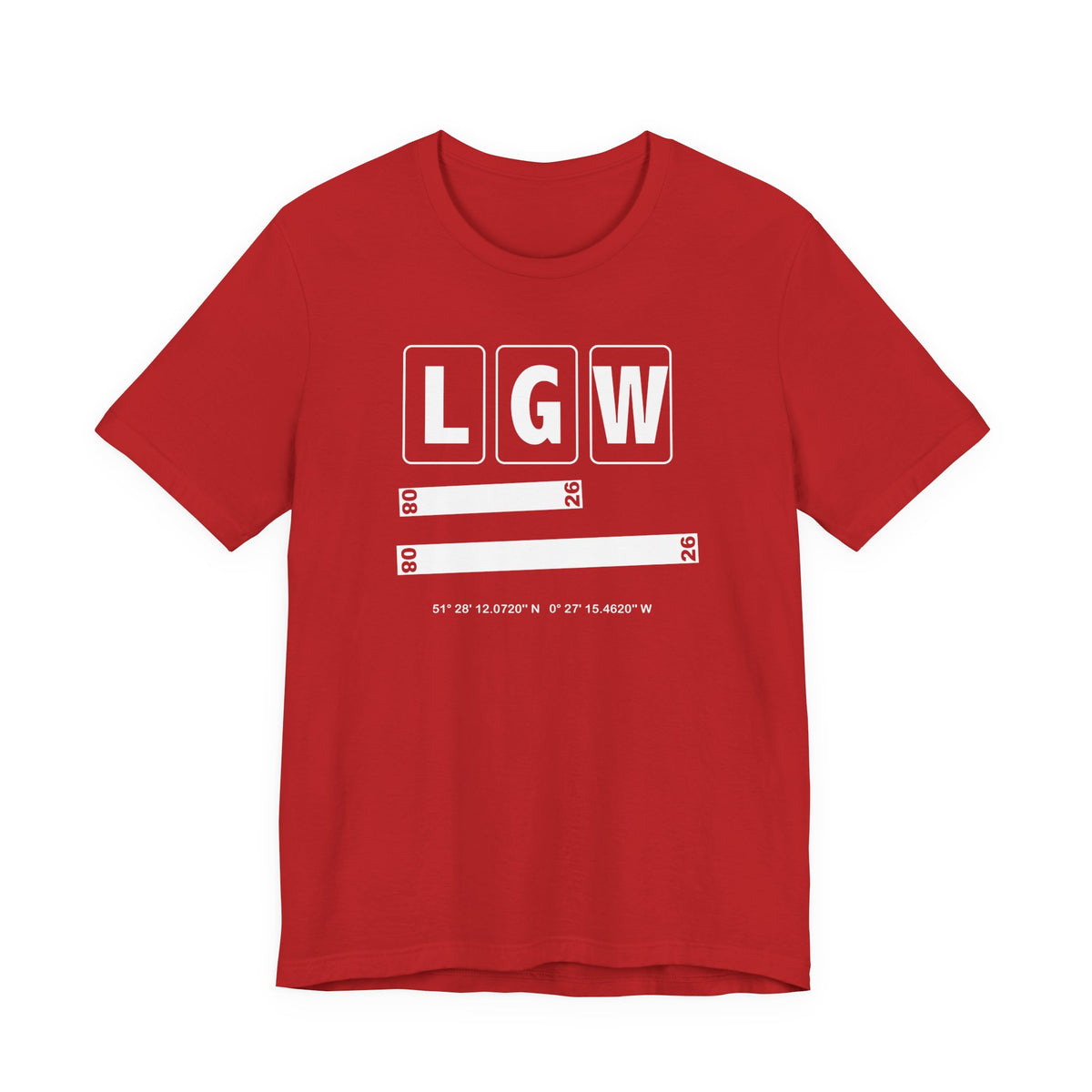 LGW Airport Code Tee Shirt 1