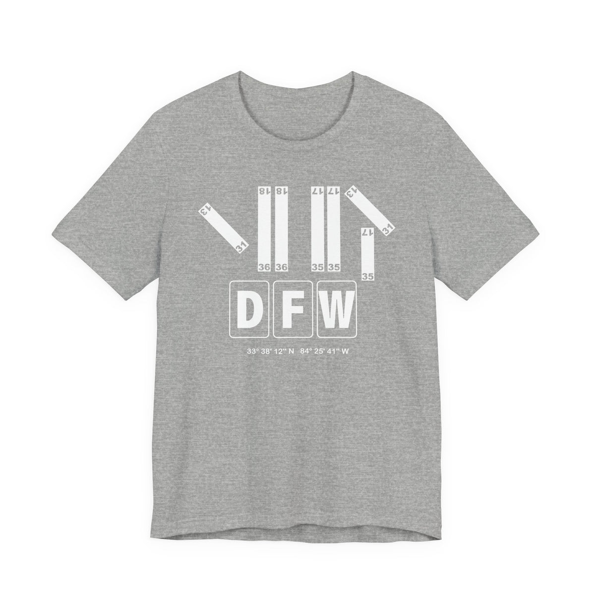 DFW Airport Code Tee Shirt 1