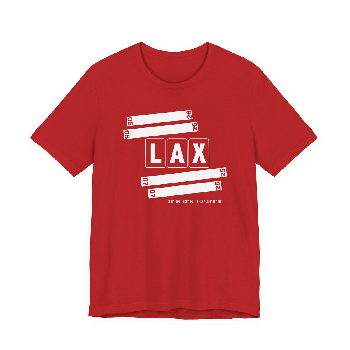 LAX Airport Code Tee Shirt 1