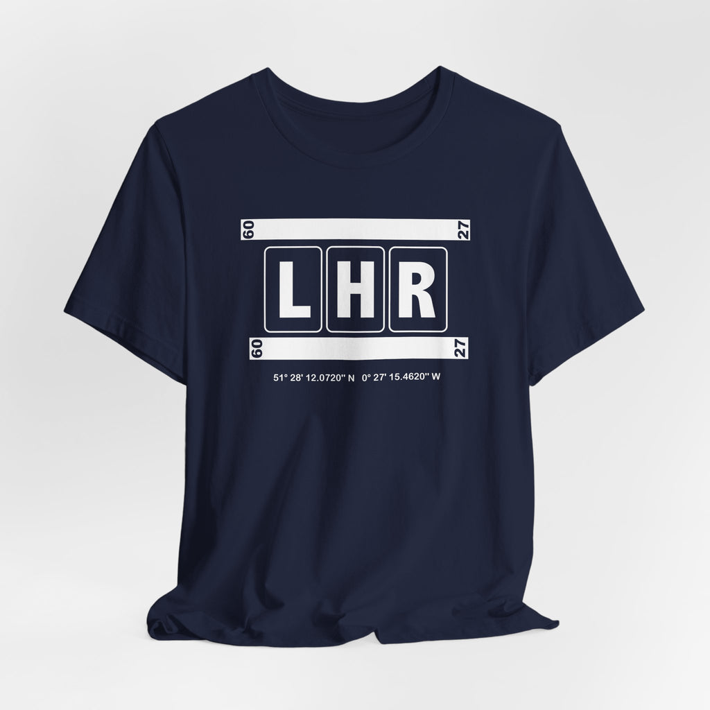 LHR  Airport Code Tee Shirt 1