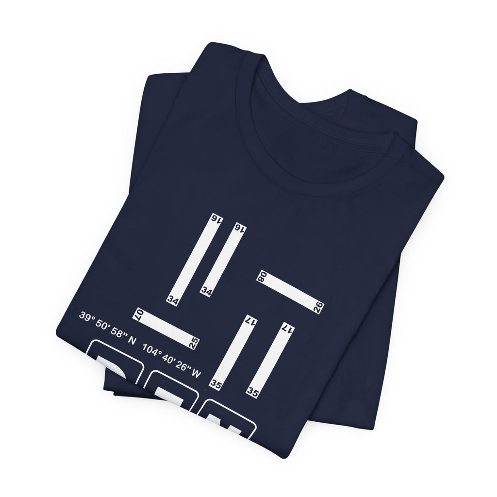 DEN Airport Code Tee Shirt 1