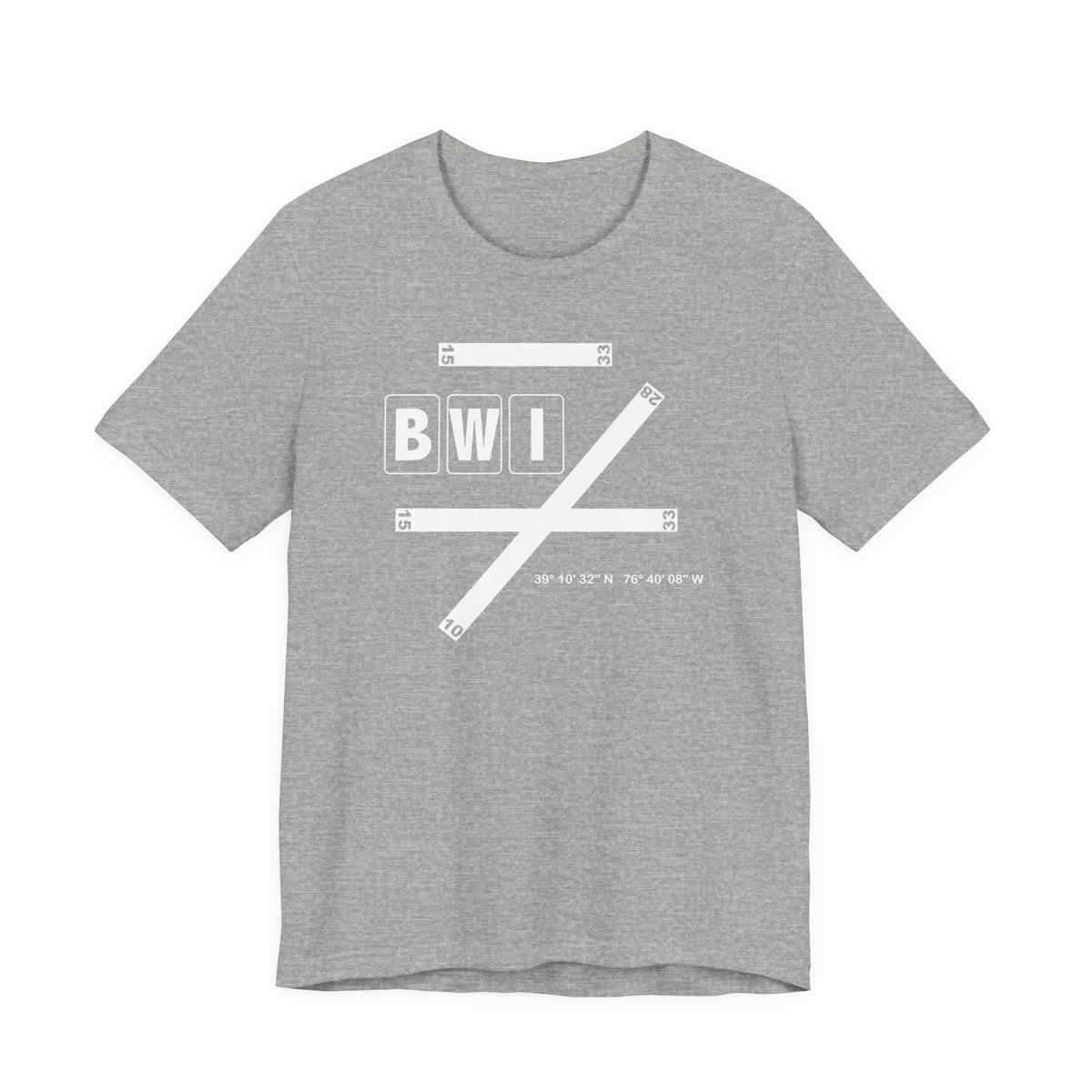 BWI Airport Code Tee Shirt 1