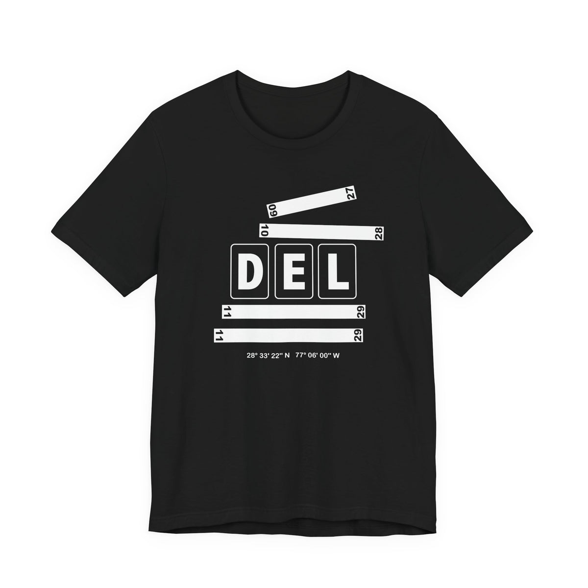DEL Airport Code Tee Shirt 1