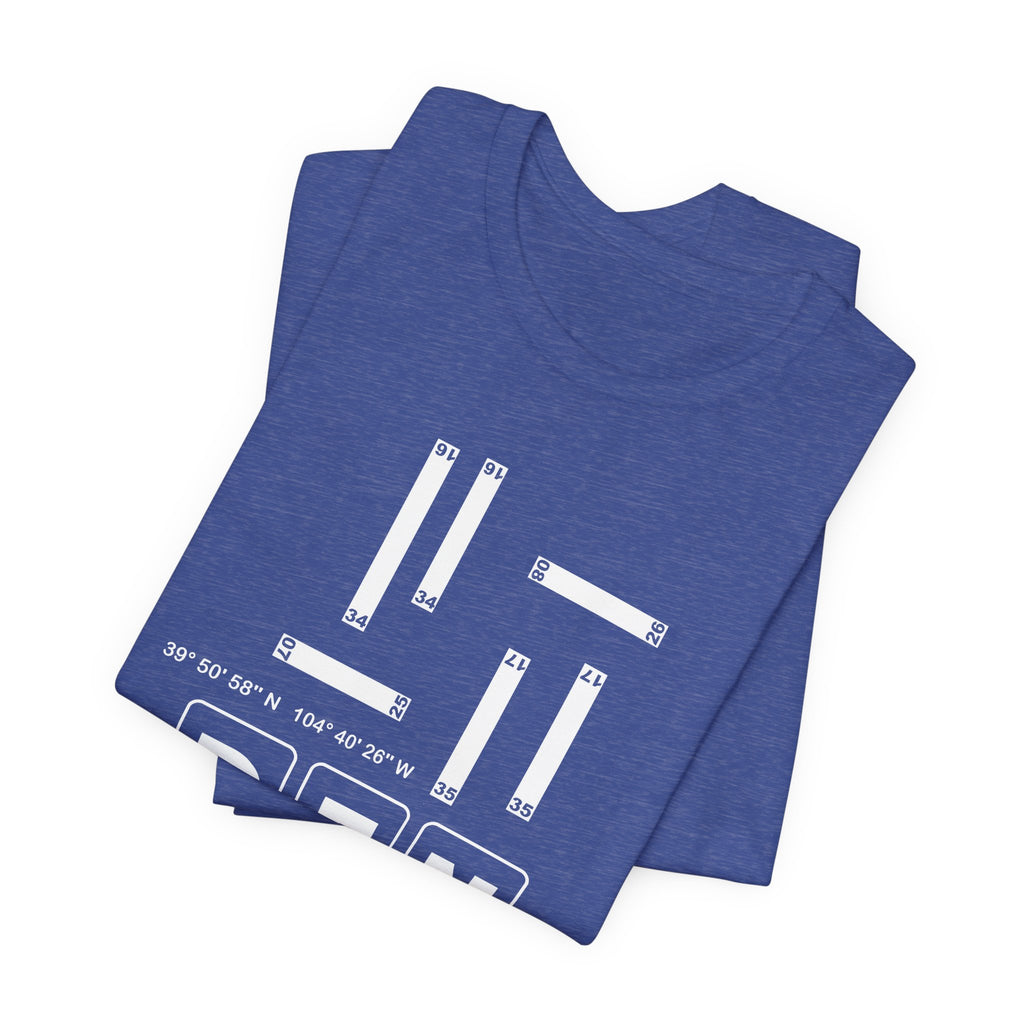 DEN Airport Code Tee Shirt 1