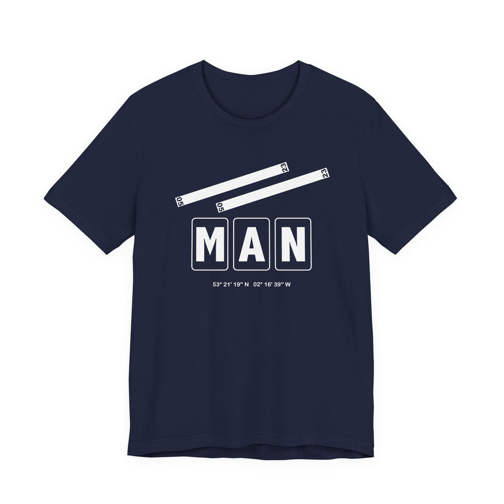 MAN Airport Code Tee Shirt 1