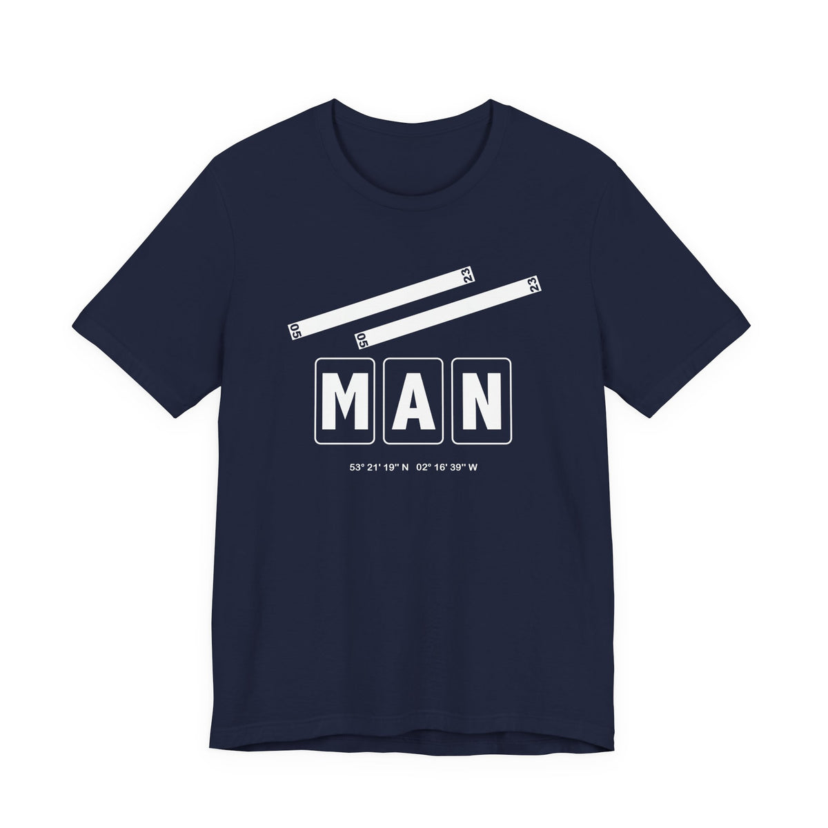 MAN Airport Code Tee Shirt 1