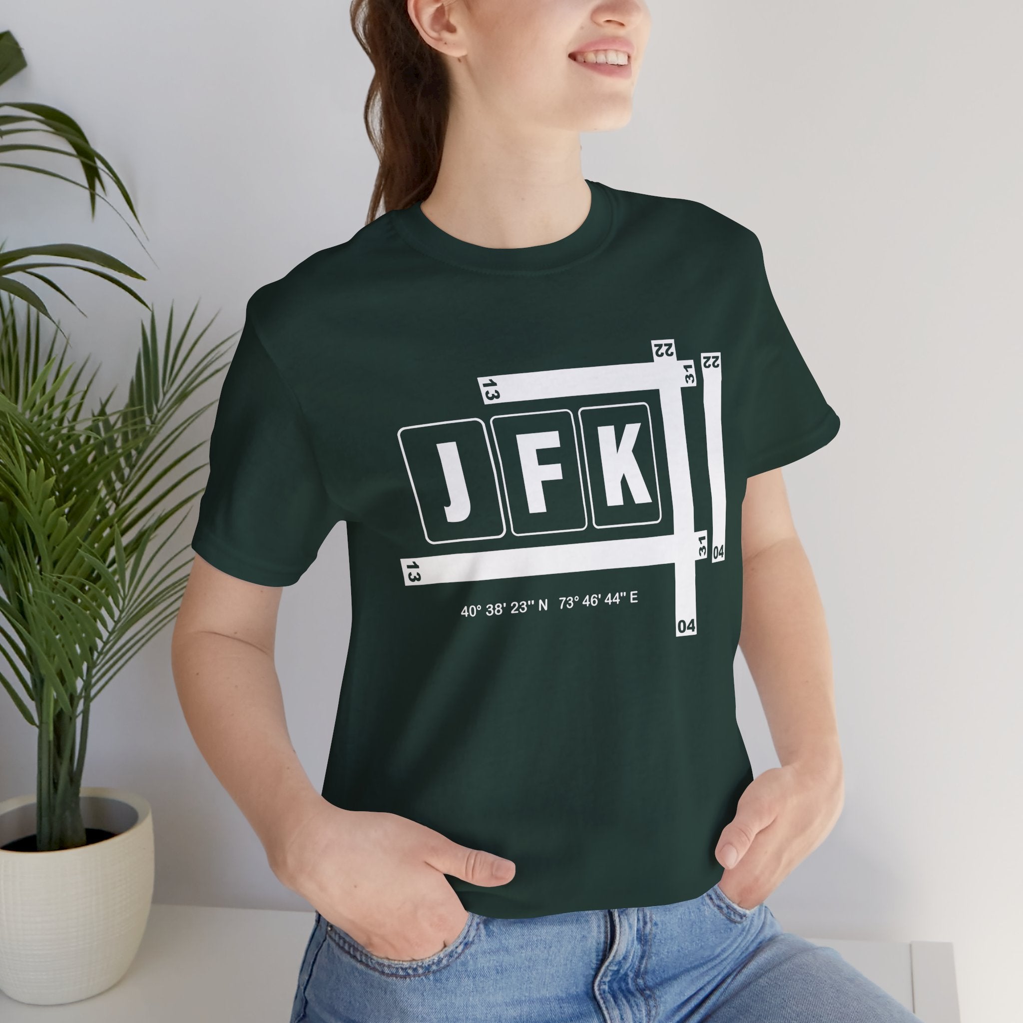 JFK Runway Code Tee