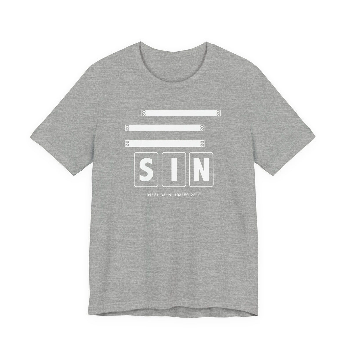 SIN Airport Code Tee Shirt 1