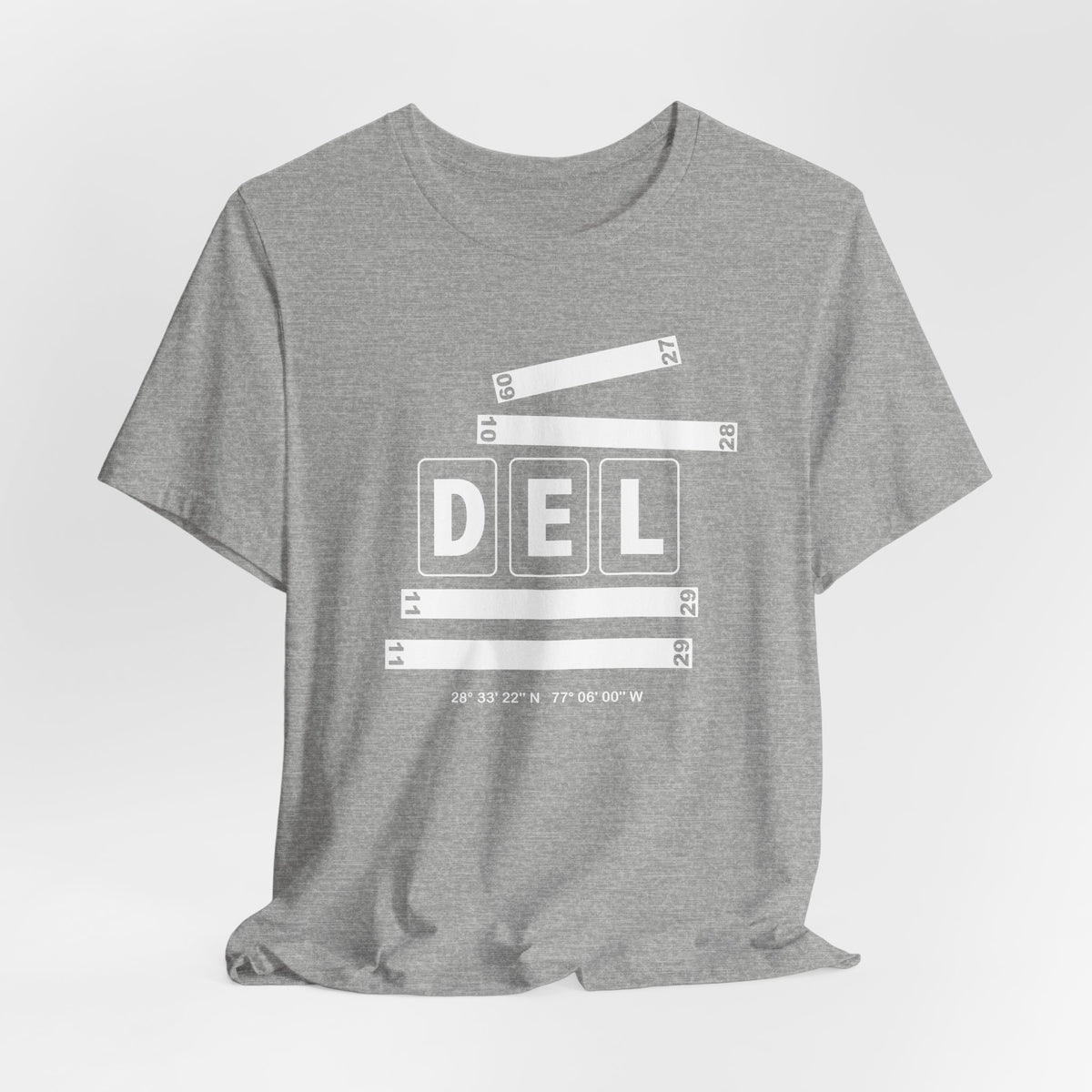 DEL Airport Code Tee Shirt 1