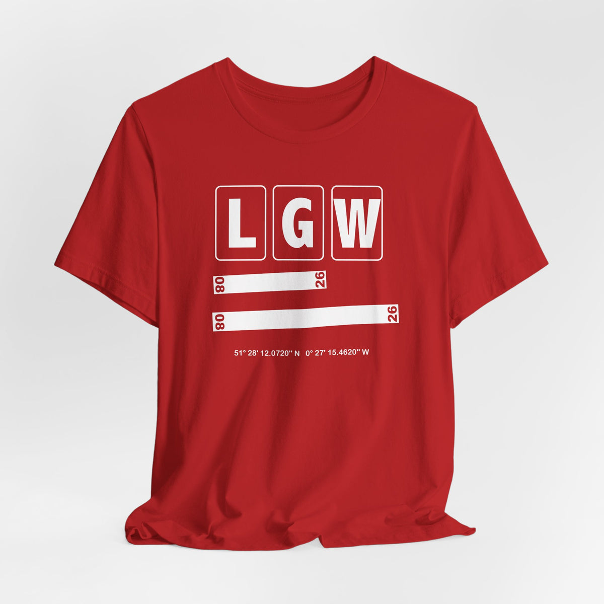 LGW Airport Code Tee Shirt 1