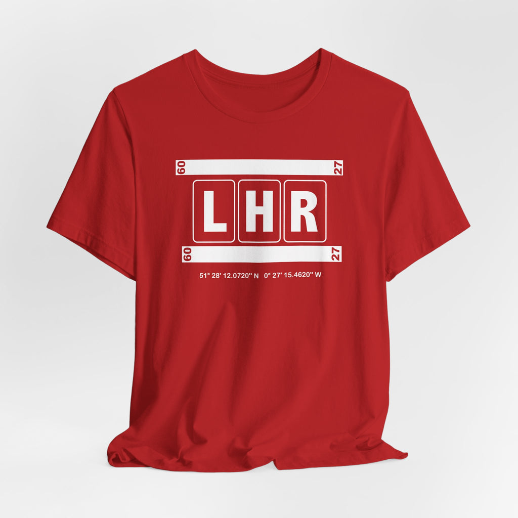 LHR  Airport Code Tee Shirt 1