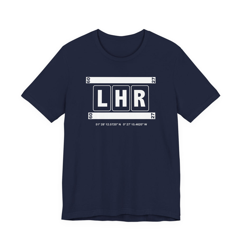 LHR  Airport Code Tee Shirt 1