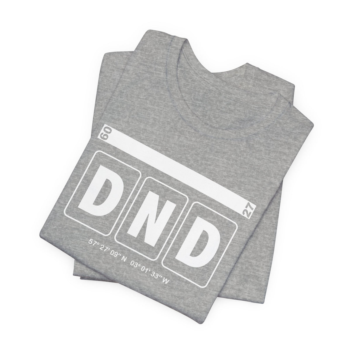 DND Airport Code Tee Shirt 1