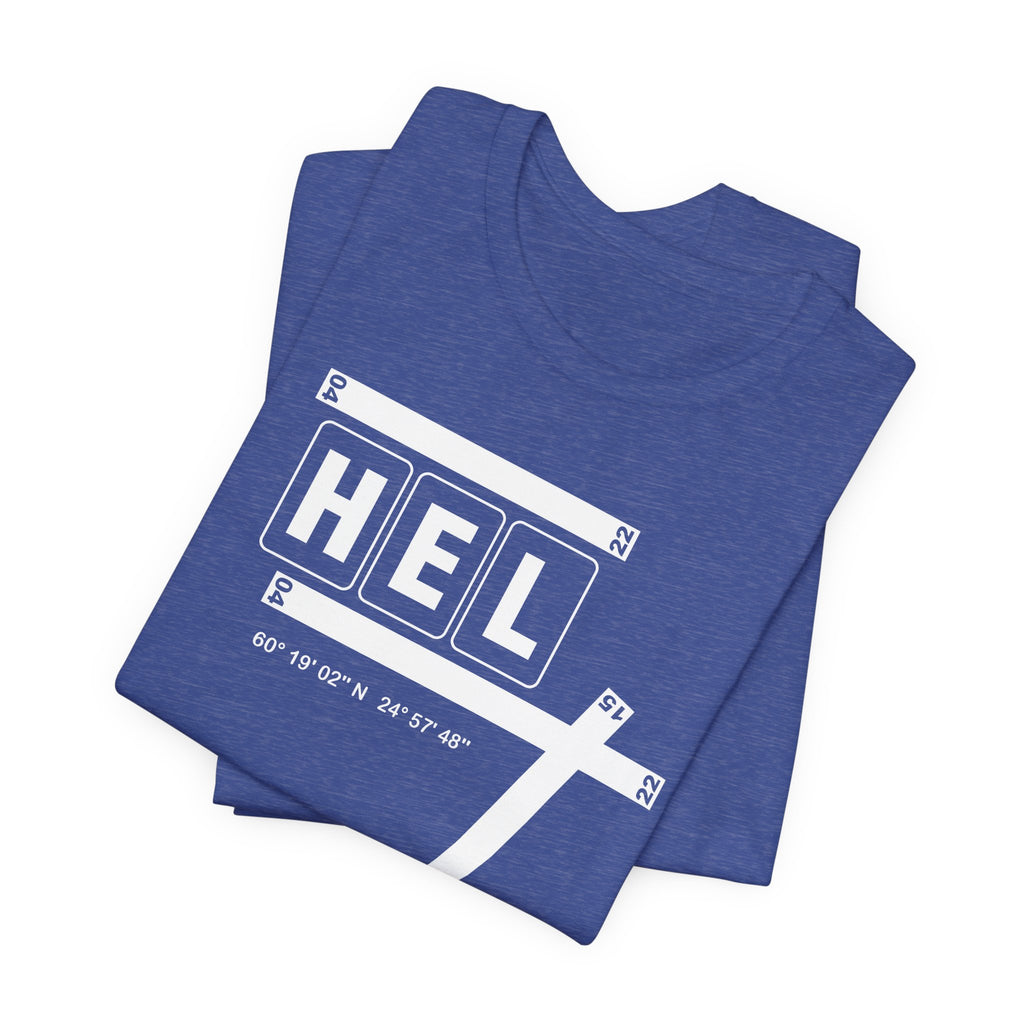 HEL Airport Code Tee Shirt 1