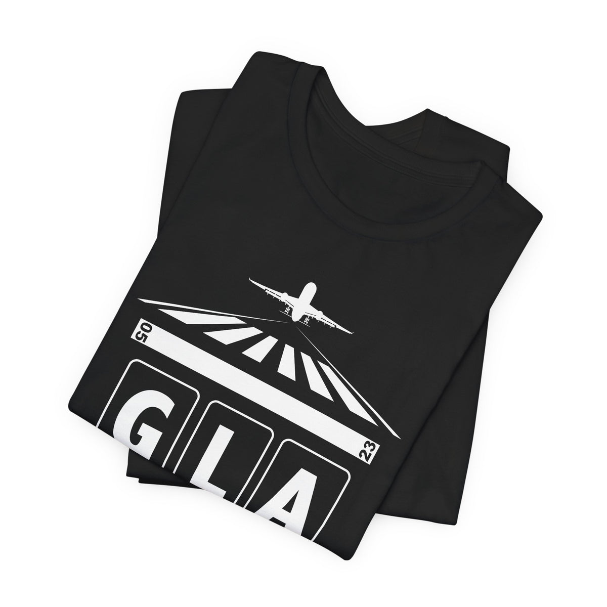 GLA Glasgow Airport Code Teeshirt
