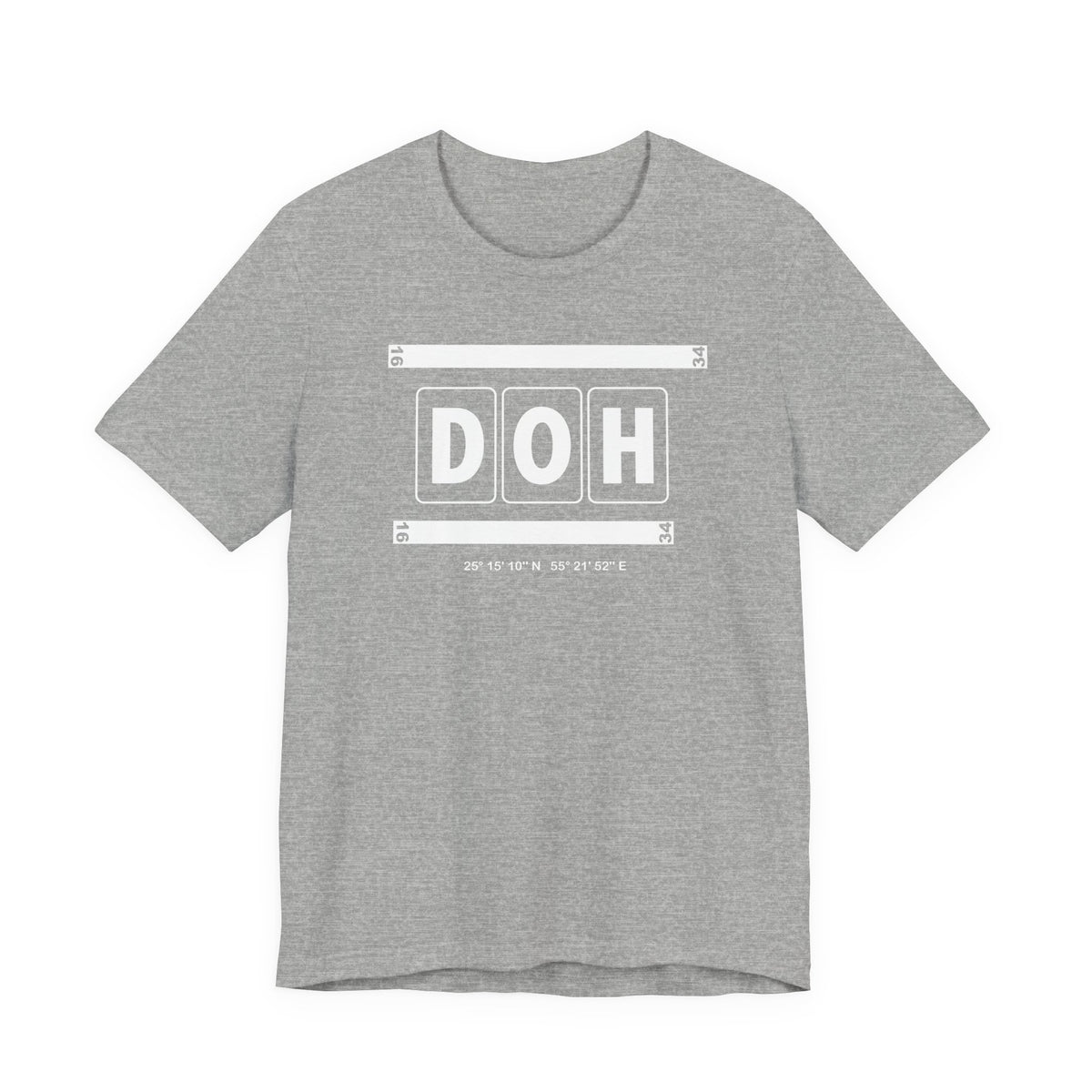 DOH Airport Code Tee Shirt