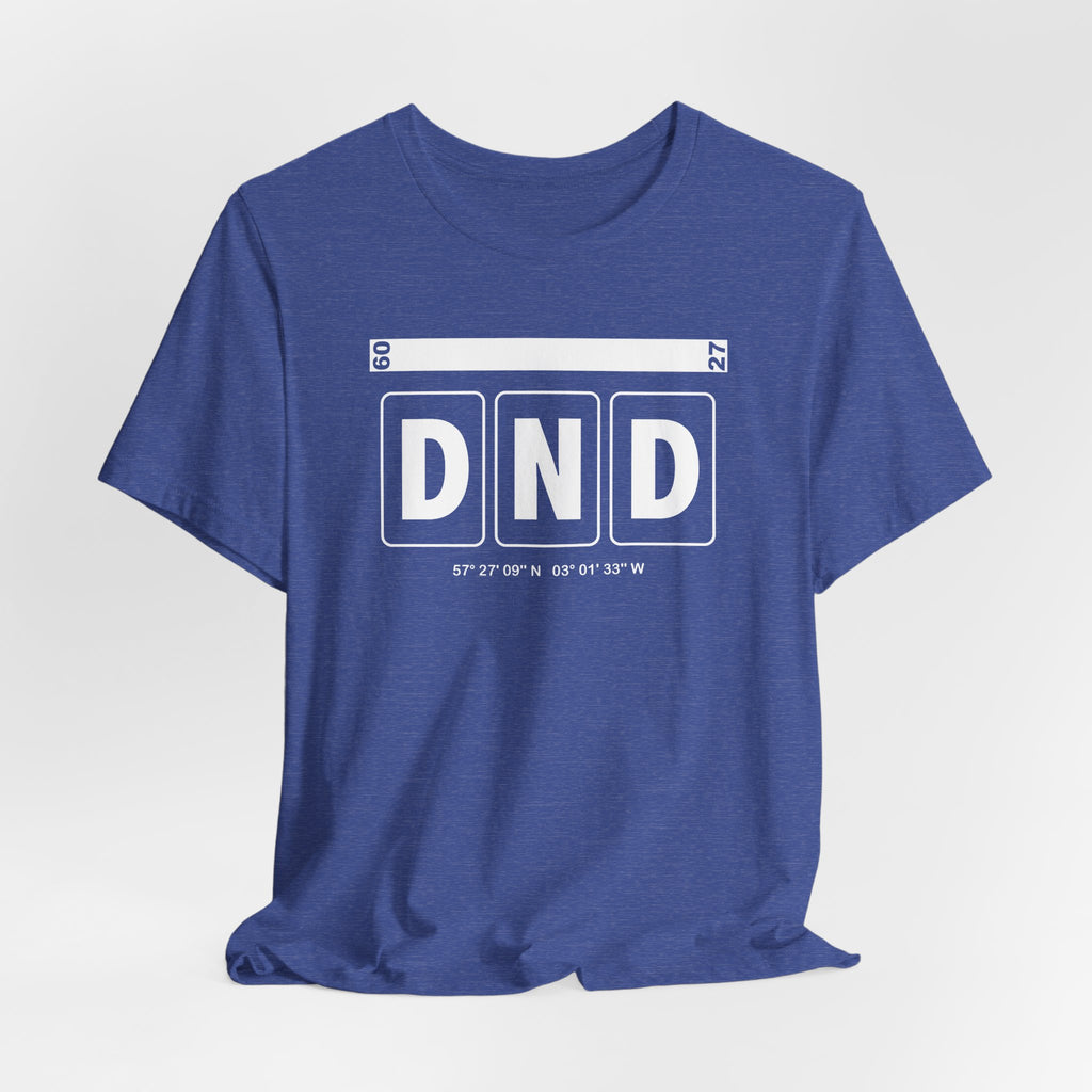 DND Airport Code Tee Shirt 1