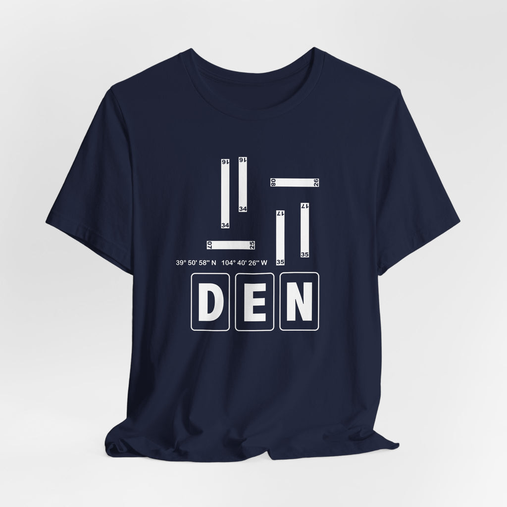 DEN Airport Code Tee Shirt 1