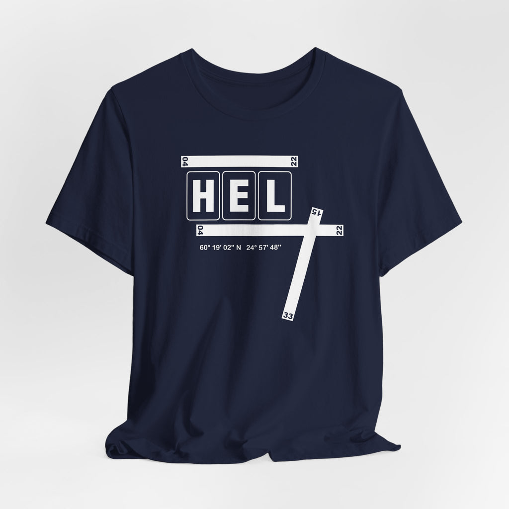 HEL Airport Code Tee Shirt 1