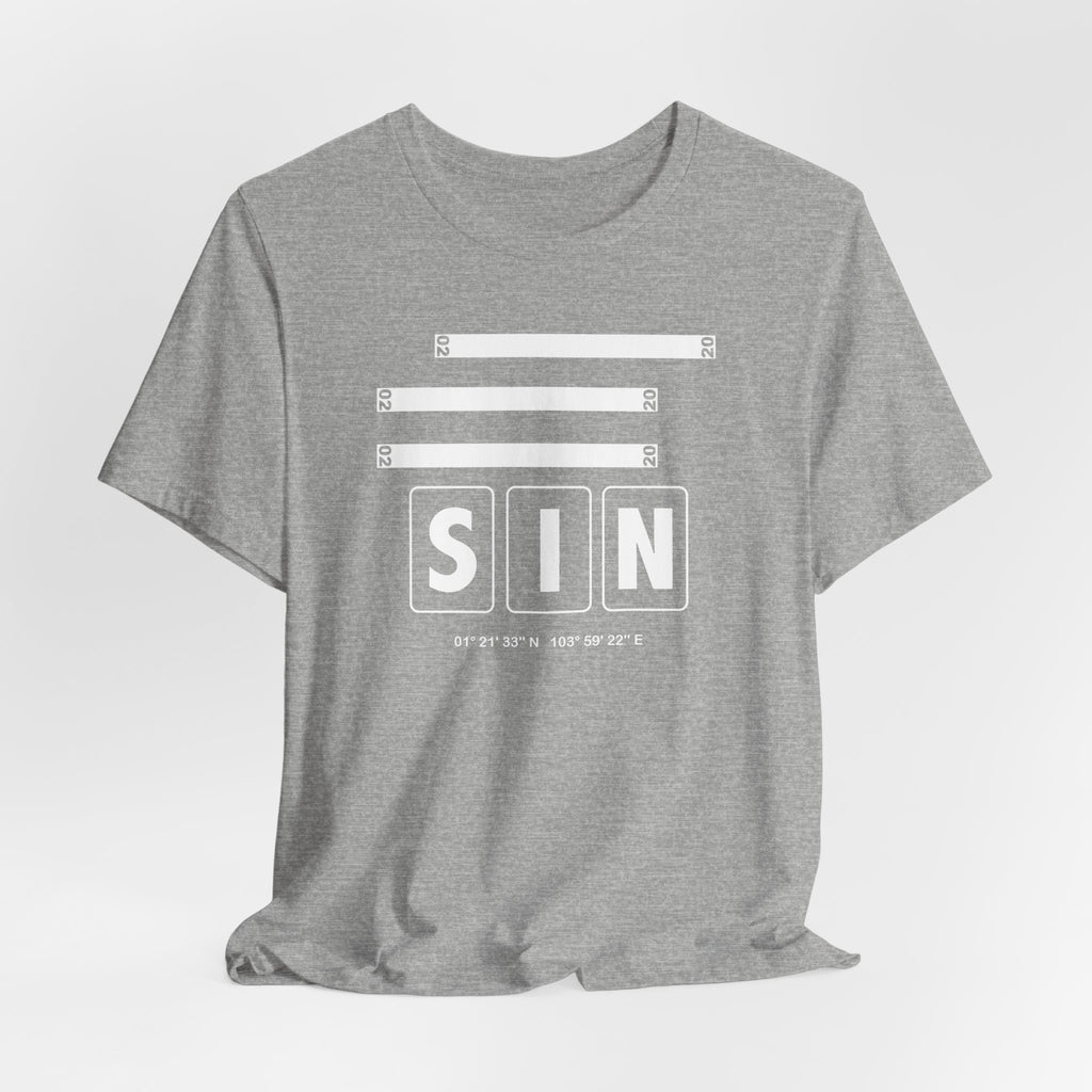 SIN Airport Code Tee Shirt 1
