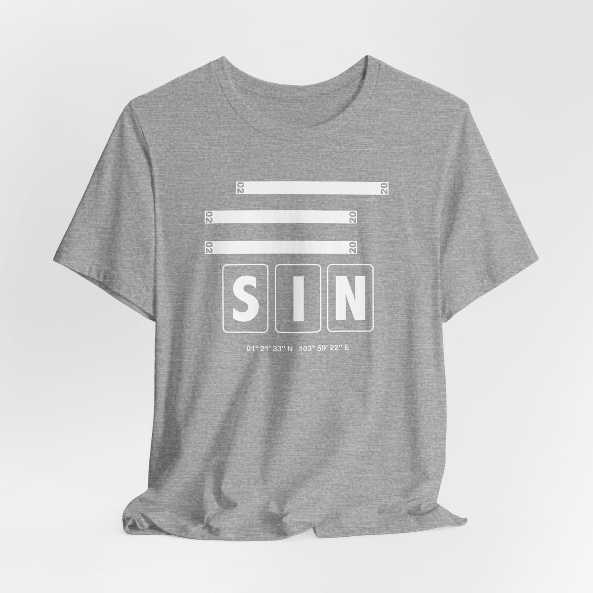 SIN Airport Code Tee Shirt 1