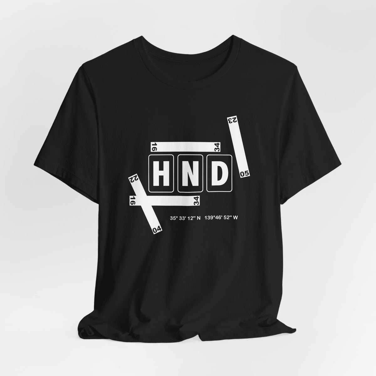 HND Airport Code Tee Shirt 1
