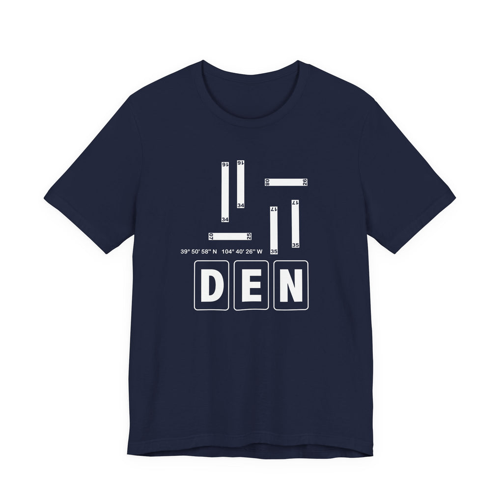 DEN Airport Code Tee Shirt 1