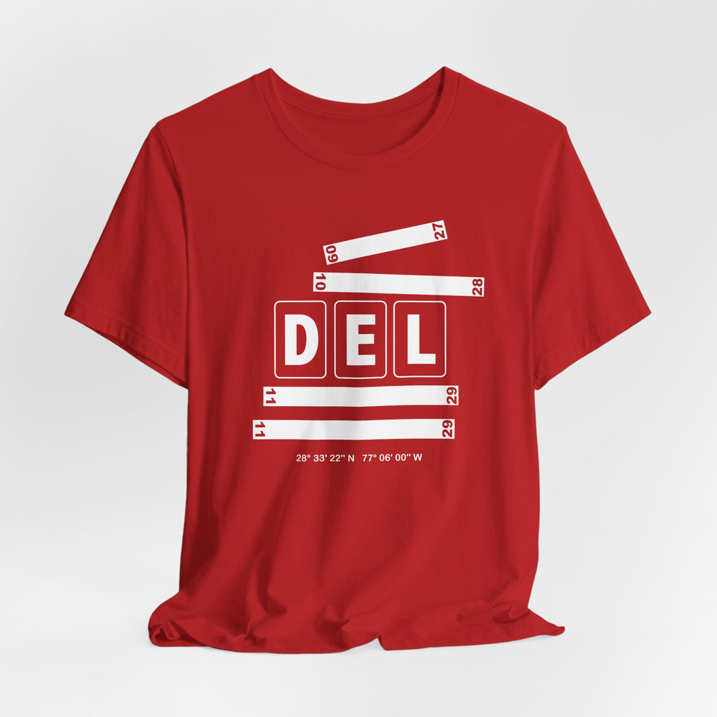 DEL Airport Code Tee Shirt 1