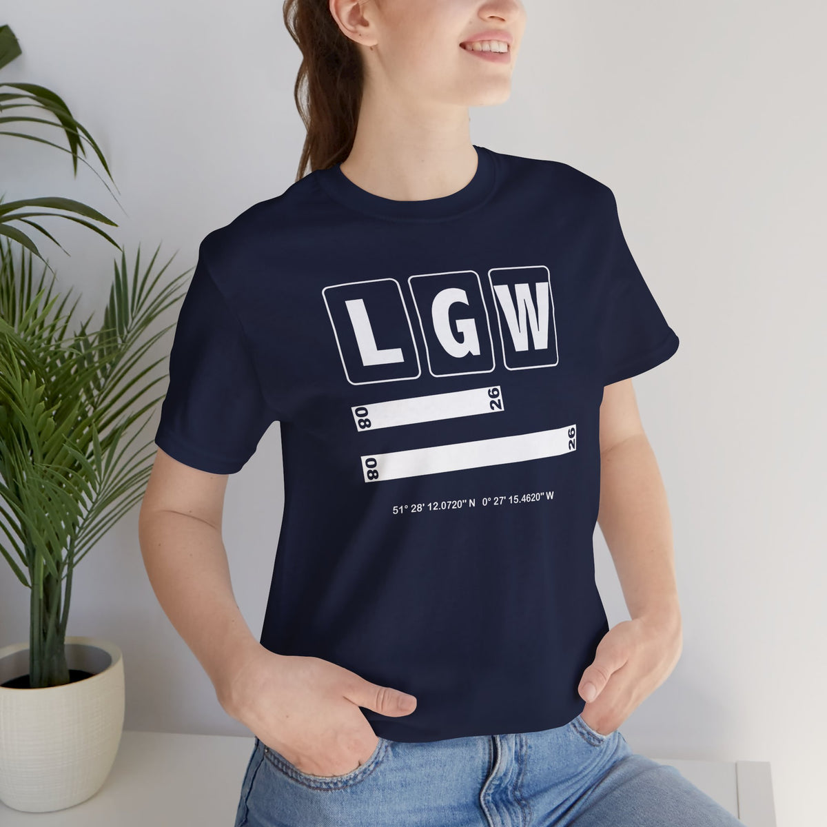 LGW Airport Code Tee Shirt 1