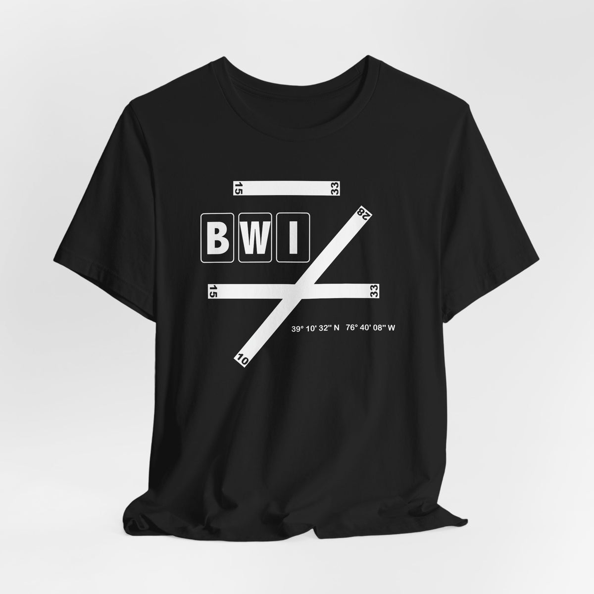BWI Airport Code Tee Shirt 1
