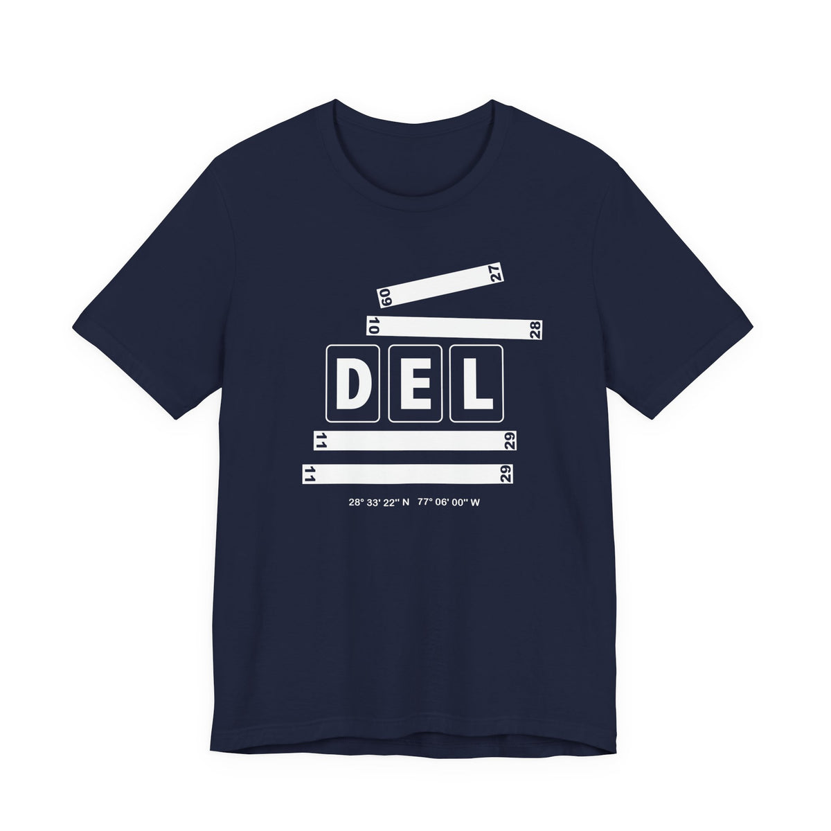 DEL Airport Code Tee Shirt 1
