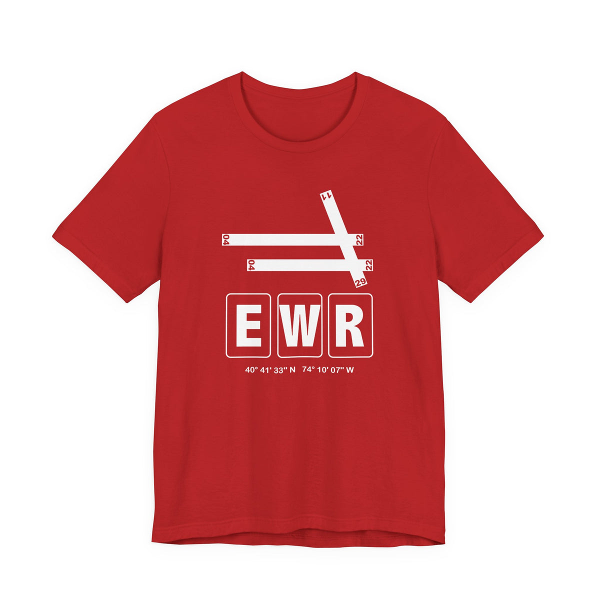 EWR Airport Code Tee Shirt 1