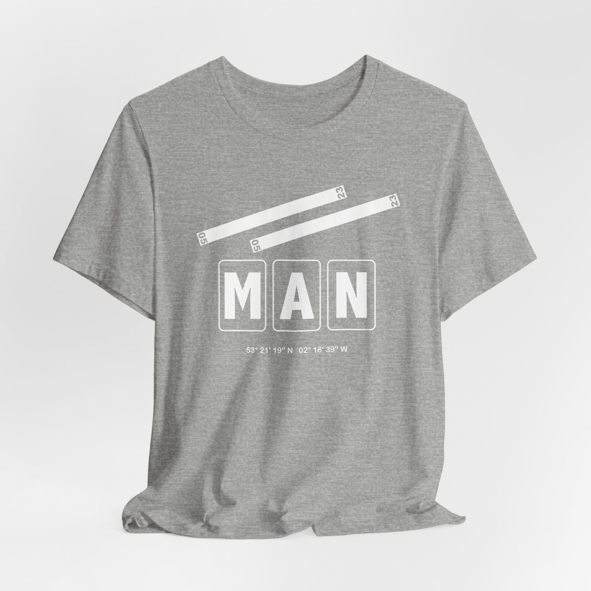 MAN Airport Code Tee Shirt 1