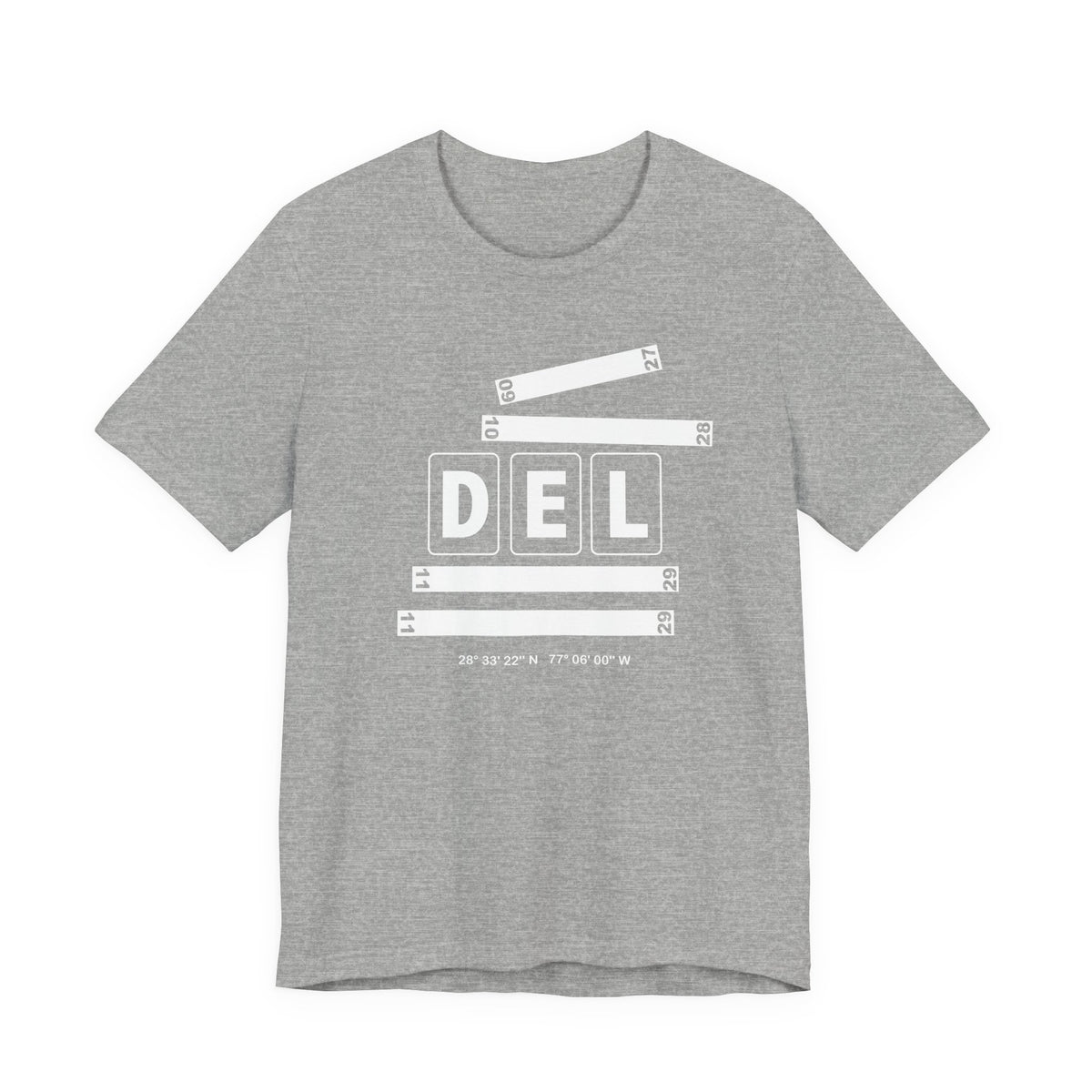 DEL Airport Code Tee Shirt 1