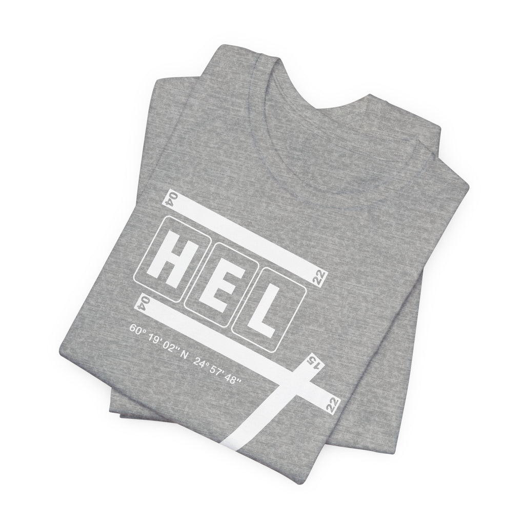 HEL Airport Code Tee Shirt 1