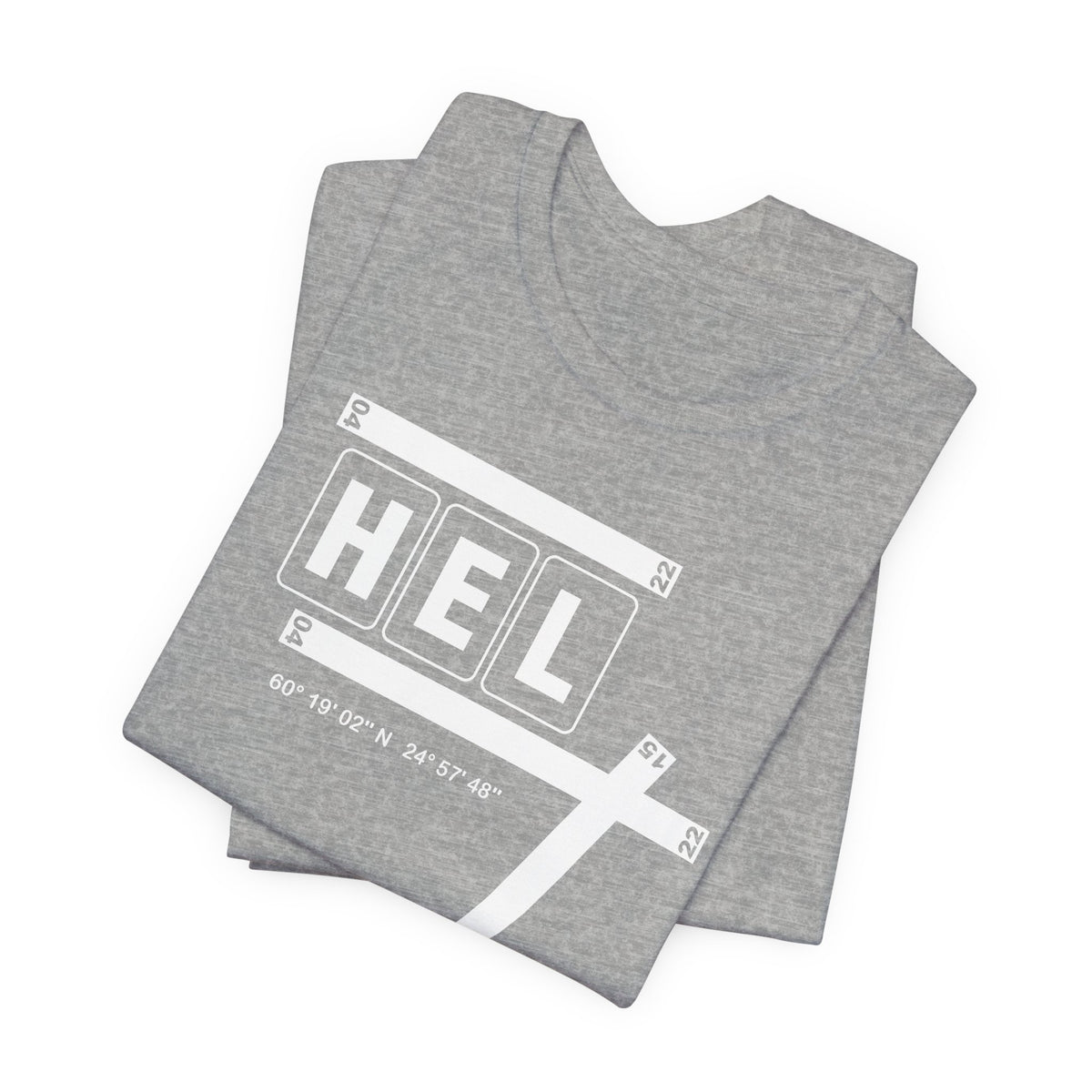 HEL Airport Code Tee Shirt 1