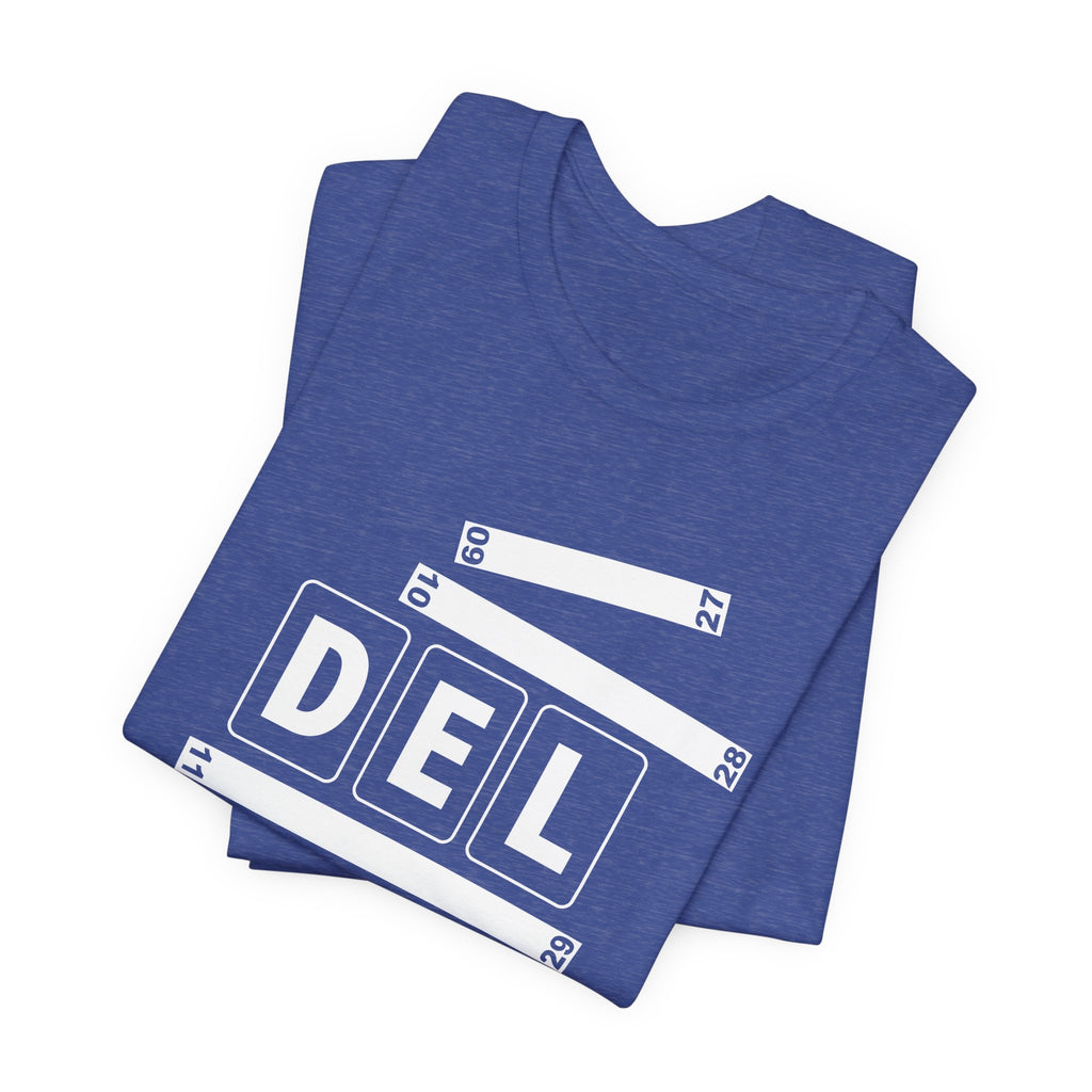 DEL Airport Code Tee Shirt 1