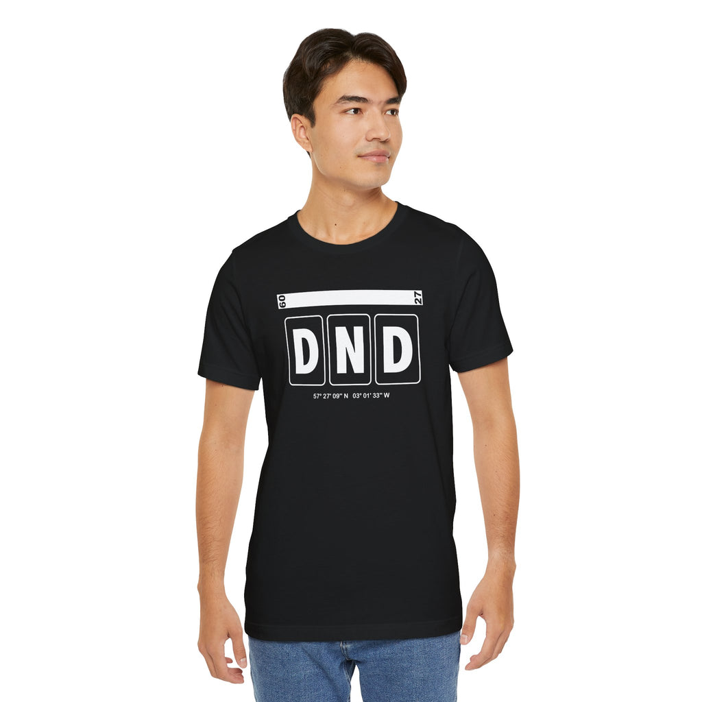 DND Airport Code Tee Shirt 1