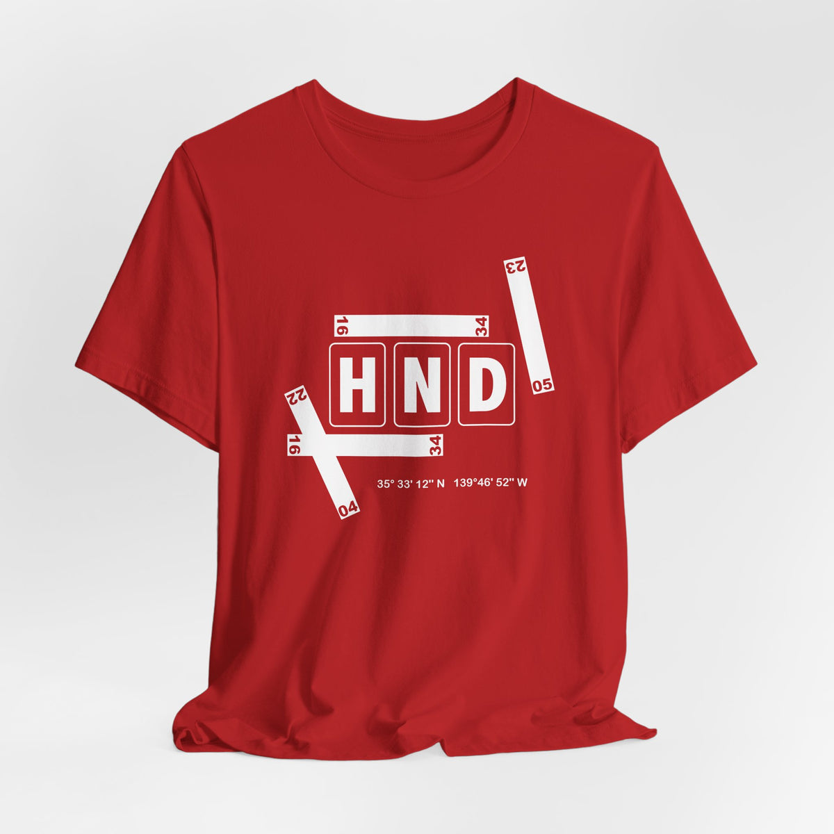 HND Airport Code Tee Shirt 1