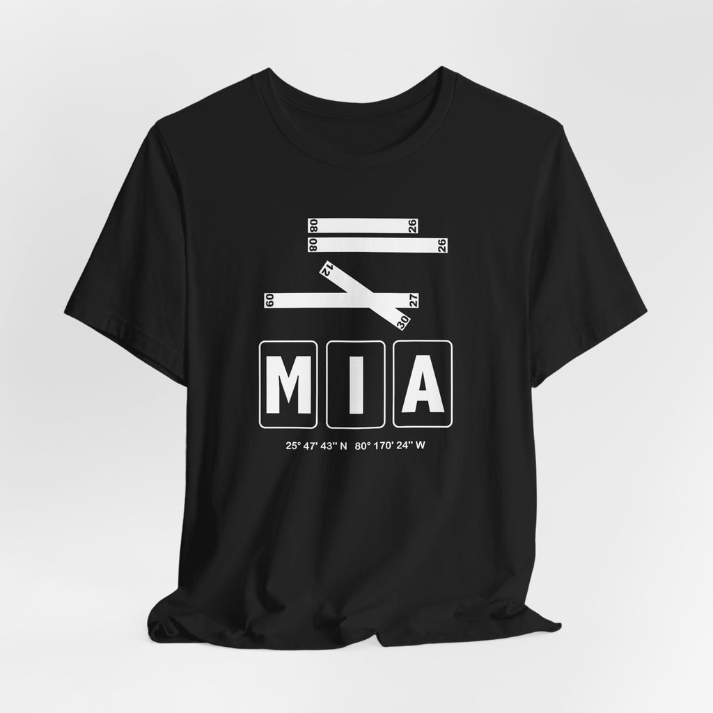 MIA Airport Code Tee Shirt 1