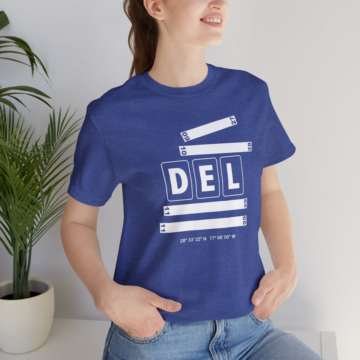 DEL Airport Code Tee Shirt 1